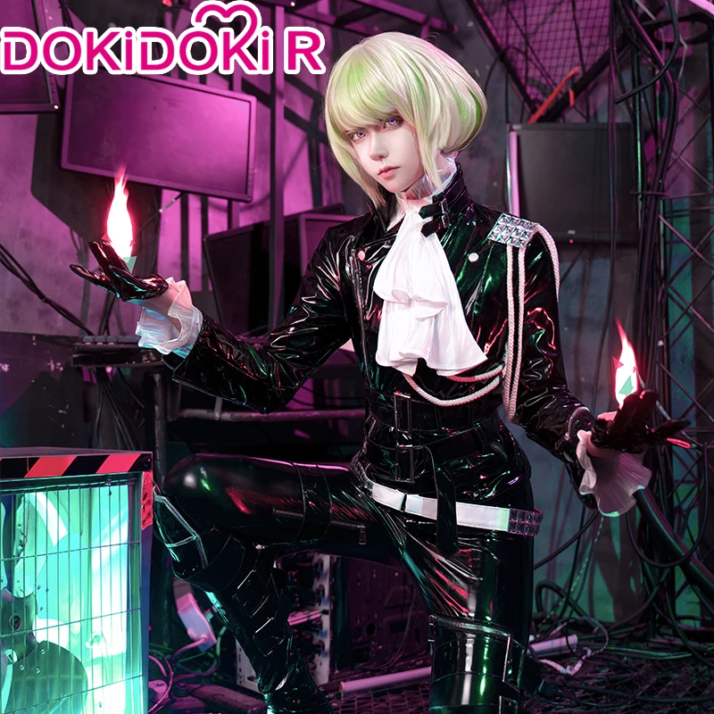 

DokiDoki-R аниме промо Косплей Лио Fotia костюм для мужчин черный Хэллоуин Промо Лио Fotia Косплей Костюм