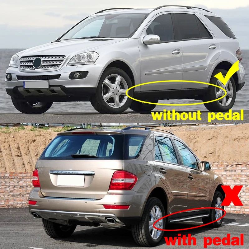 Брызговики для Mercedes Benz ML Class M-Class W164 ML350 ML500 2006-2011 брызговики аксессуары |