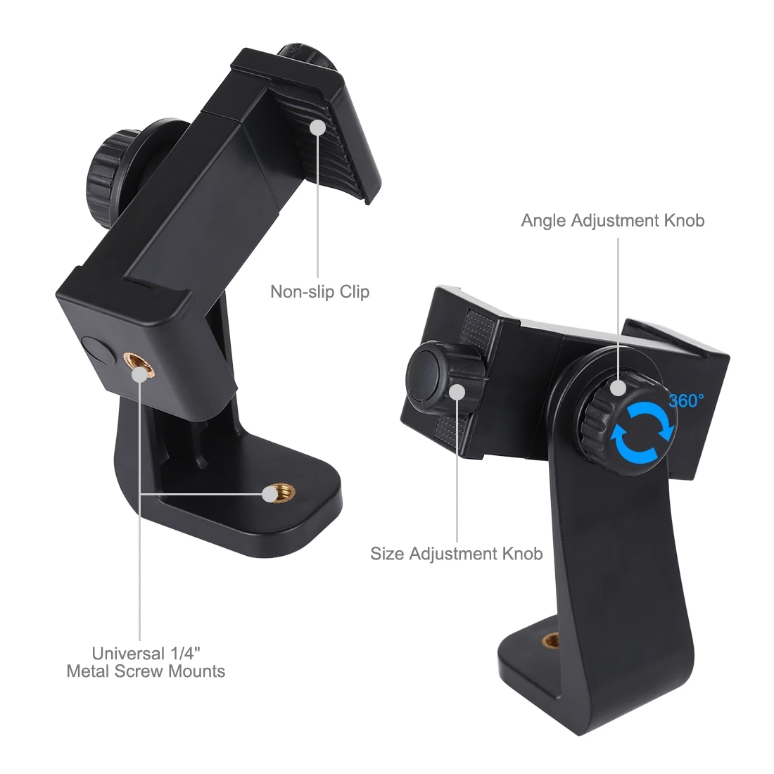 PULUZ Universal Smartphone Tripod Adapter Cell Phone Holder Mount with Live Webcast For iphone Samsung Xiaomi | Электроника