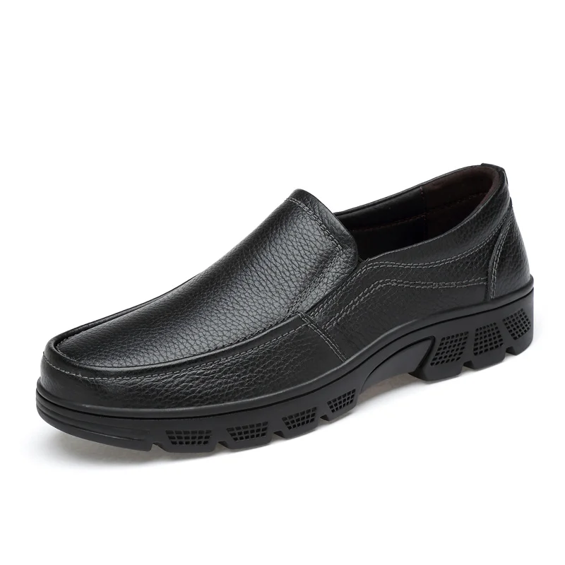 

Business Men's Shoes Middle-aged and Elderly Dad Shoes Spring Leather Casual Shoes Large Size 38-49 Winter Sneakers for Men