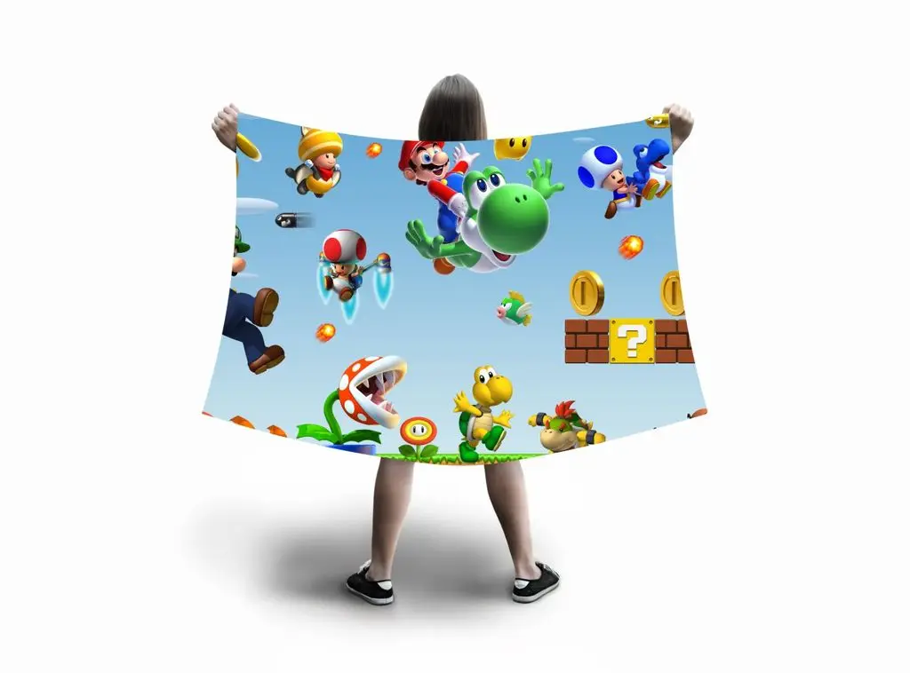 Флаг большой Марио/ Mario №16 | Дом и сад
