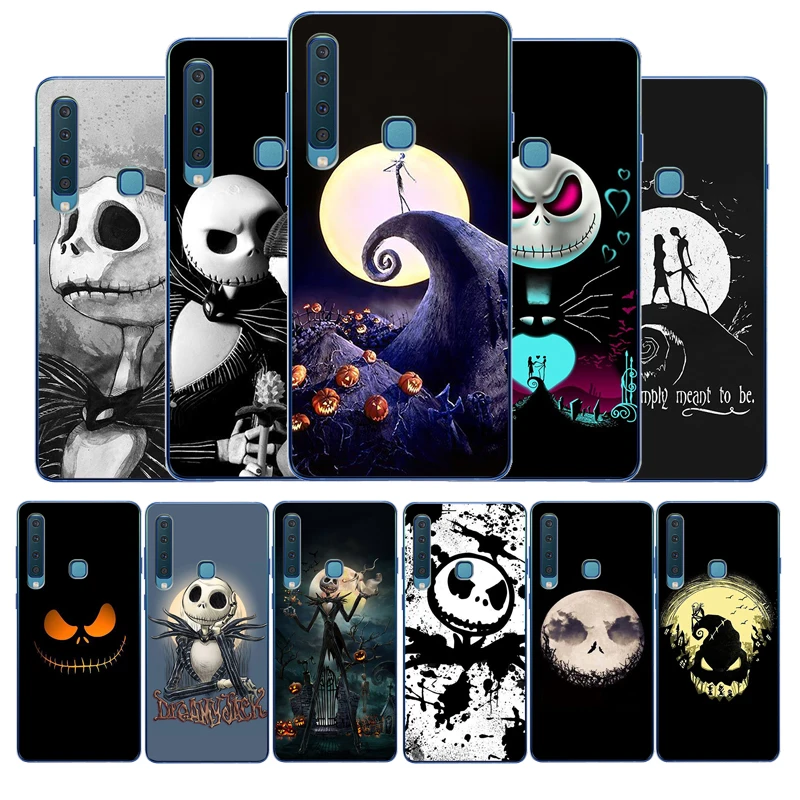 Смешной силиконовый чехол Jack Skellington на Хэллоуин для телефона Samsung A3 A5 A6 A7 A8 A9 2015 2016