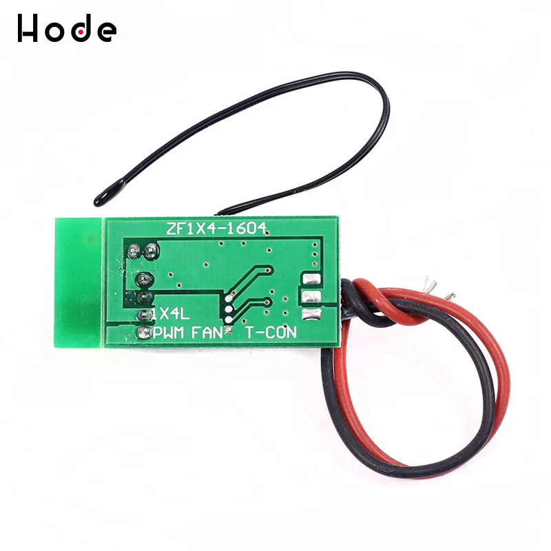 DC 12V PWM Контроль температуры Скорость вентилятора регулятор автоматическая
