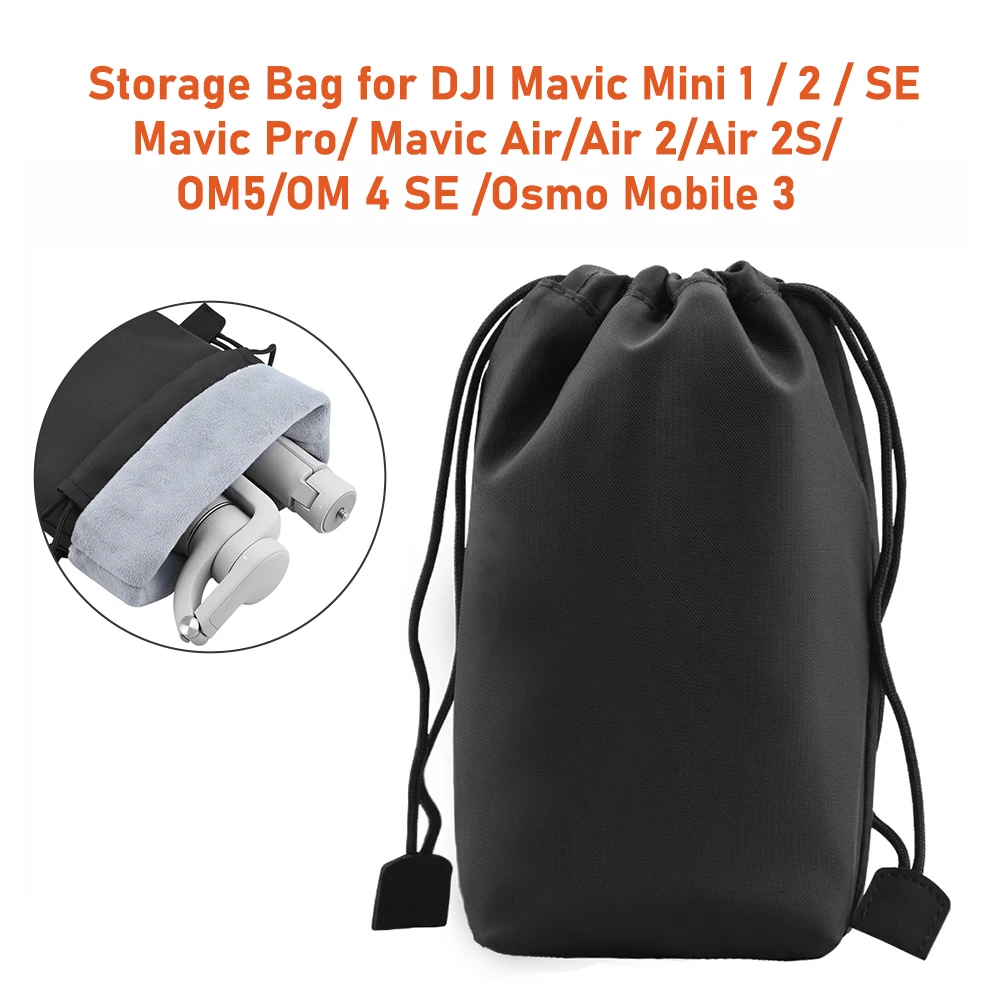 Мягкая сумка для хранения, сумка для переноски, защитная сумка для DJI Mavic Mini/Mini 2/SE/Mavic Pro/Mavic Air/Air 2S/OM5/OM4 SE/Osmo Mobile3
