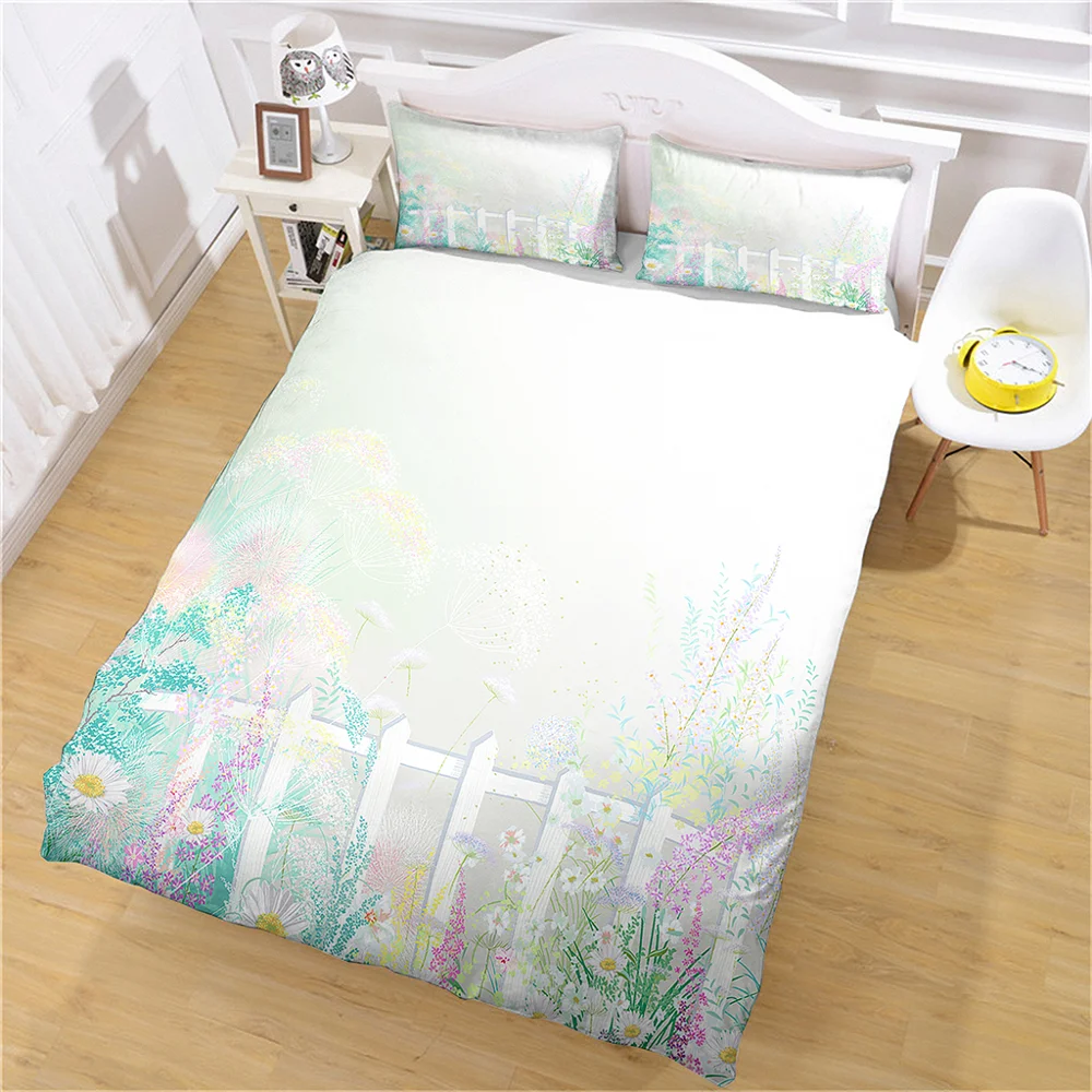 

Комплект постельного белья, пододеяльник для дома, сплошной цвет, простая печать, кровать для спальни, большое покрывало, дизайнерский Чехо...