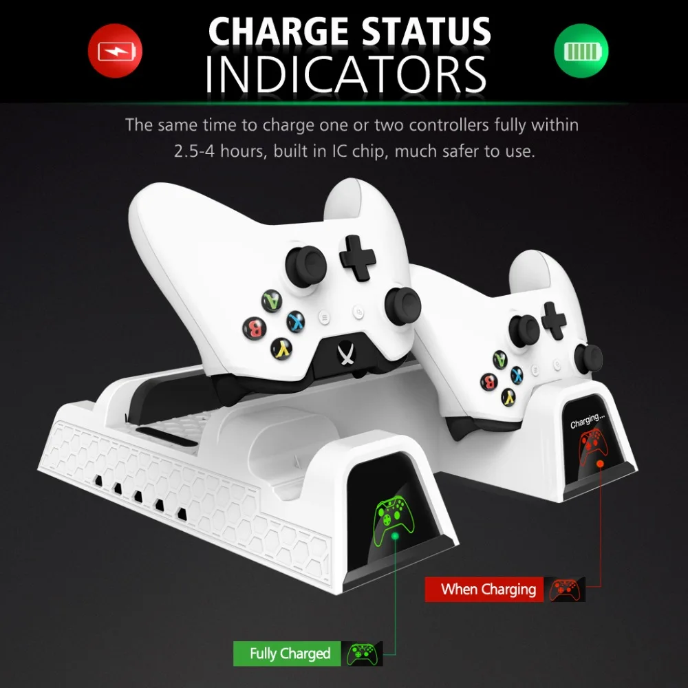 Вертикальная подставка для консоли Xbox ONE/S/X охлаждающий вентилятор зарядное