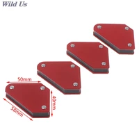 4pcs hot sale triangle welding positioner magnetic fixed angle soldering locator tools without switch welding accessories