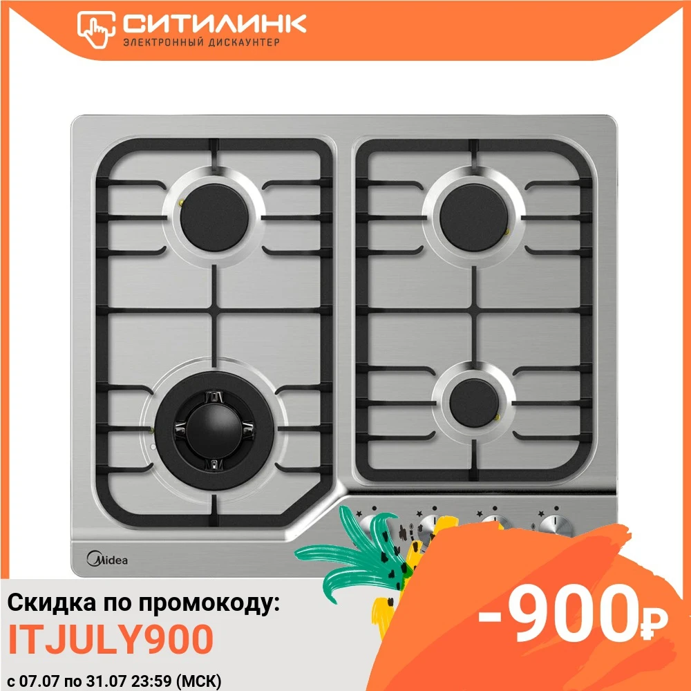 Варочная панель MIDEA MG687X независимая белый|Плиты| |
