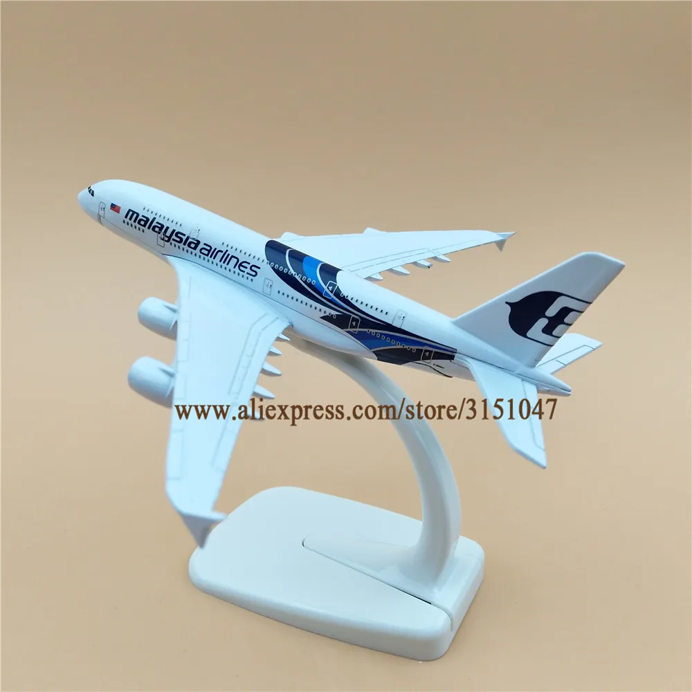 

16cm Blue Air Malaysia Airlines A380 Airbus 380 Airways Air Plane Model Alloy Metal Diecast Airplane Model Aircraft Kids Toys