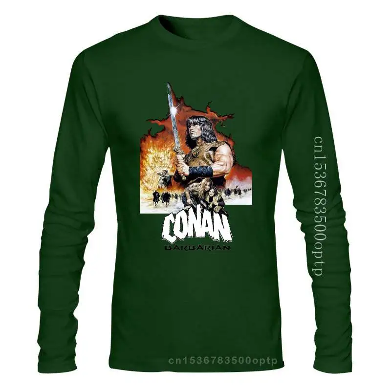 

New Conan The Barbarian V5 T-Shirt White Poster All Sizes S...3Xl Hot Summer Casual Tee Shirt