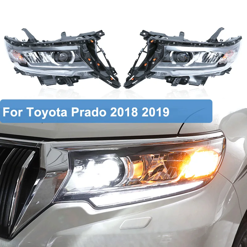 Фара светодиодная Автомобильная для Toyota Land Cruiser Prado FJ150 LC150 2018 2019 | Автомобили и