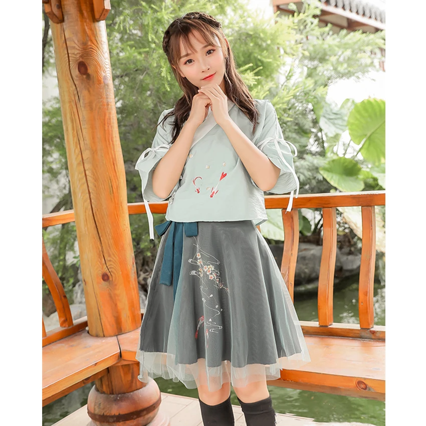 Женские танцевальные костюмы династии Хань традиционная китайская одежда