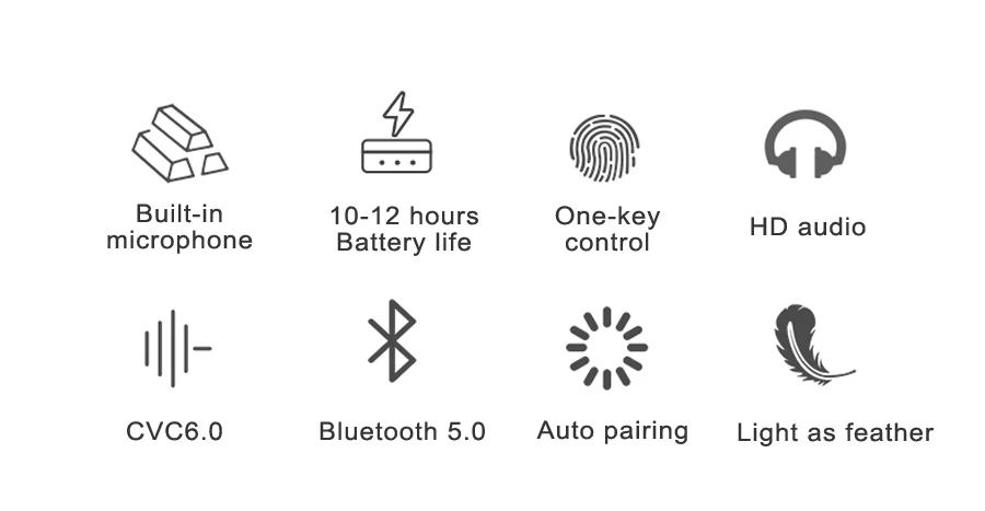 Спортивные TWS 5,0, Bluetooth наушники, настоящие Беспроводные наушники с шумоподавлением, наушники с громкой связью, гарнитура для мобильного телефона с микрофоном