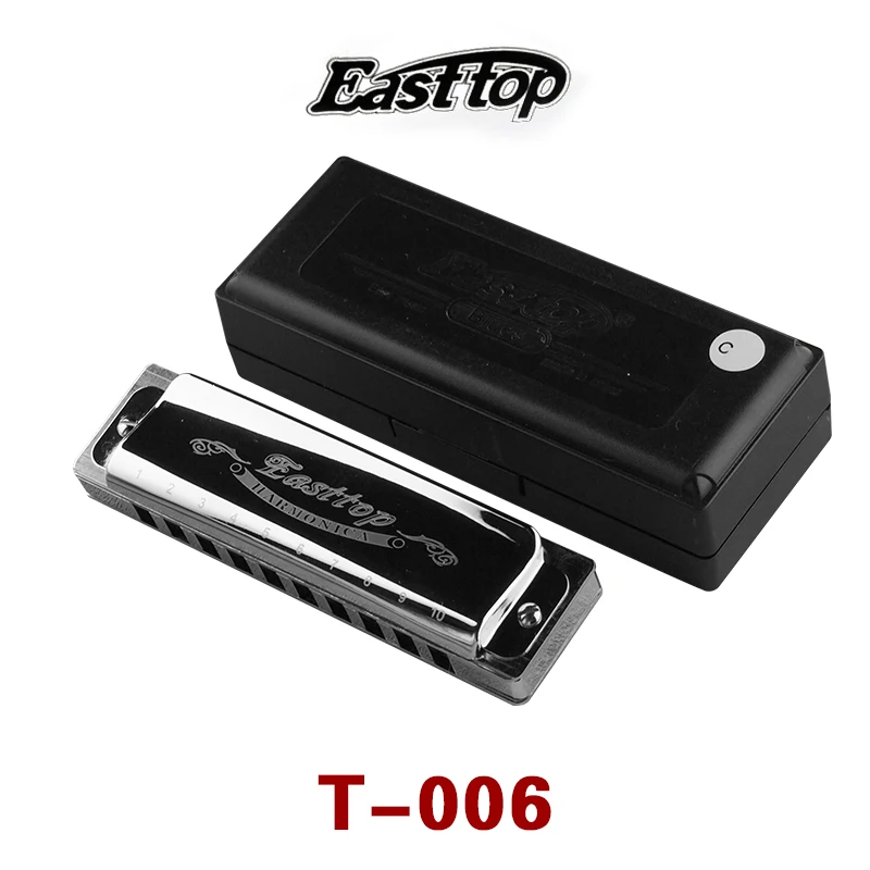 EASTTOP T006 10 отверстие латунный гребень латунь reedplate Губная гармошка для блюза