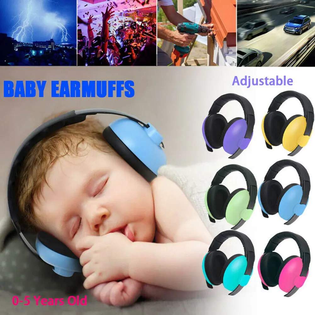 

Baby Earmuffs Noise Cancelling Ear Hearing Protection Headphones for Kids Infant AN88