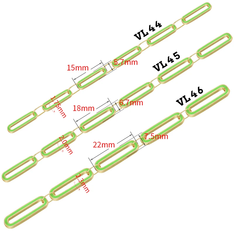 

ZHUKOU 1 meter/39.37 inch 2020 gold necklace chain for diy women necklace chain Supplies for jewelry Accessories wholesale VL44