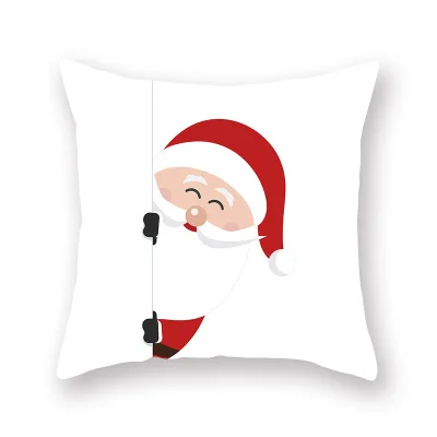 Christmas 9 Рождественские украшения для дома Санта Клаус размером 45*45 см наволочка декорации на рождественскую елку Счастливого Рождества Рождество поставок - Цвет: Christmas 9