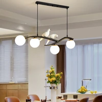 scandinavian style bird chandelier lighting creative modern hangling light for restaurant dining table