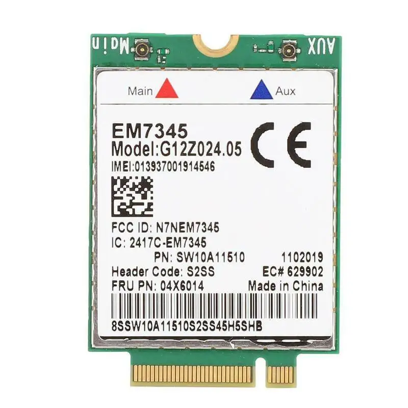 2019 Notebook Wireless Network card for Lenovo EM7345 LTE 4G module FRU 04X6014 T450 X250 X240 T440 L440 | Компьютеры и офис