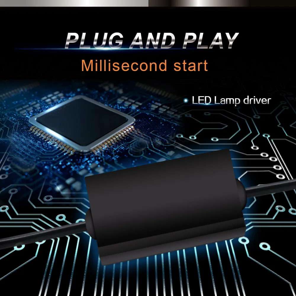 2pcs H7 H8 H11 H4 HB2 LED Car Headlight Fog Lamp 60W 10000LM 6000K Head Light Kit Waterproof Automobile Bulb | Автомобили и