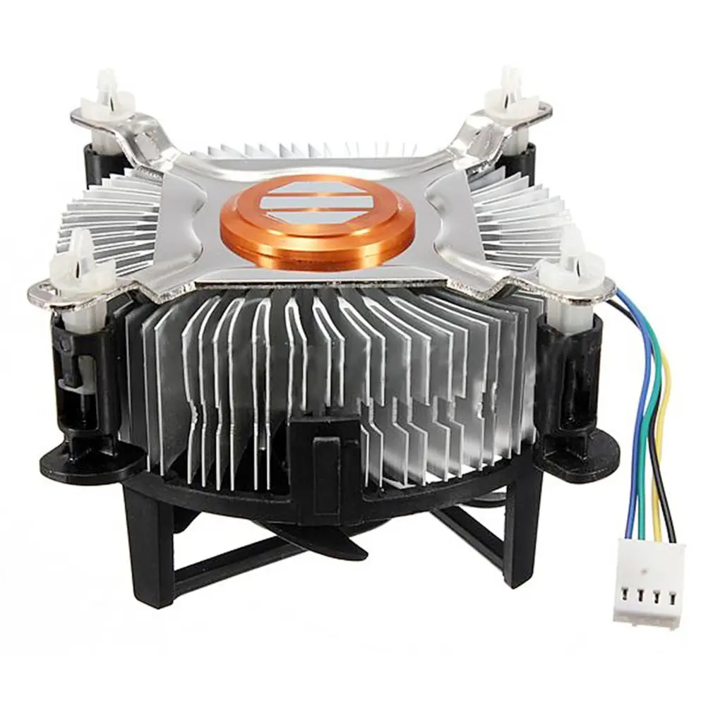 

Universal High Quality Aluminum Material CPU Cooling Fan Cooler For Computer PC Quiet Silent Cooling Fan For 775/1155/1156