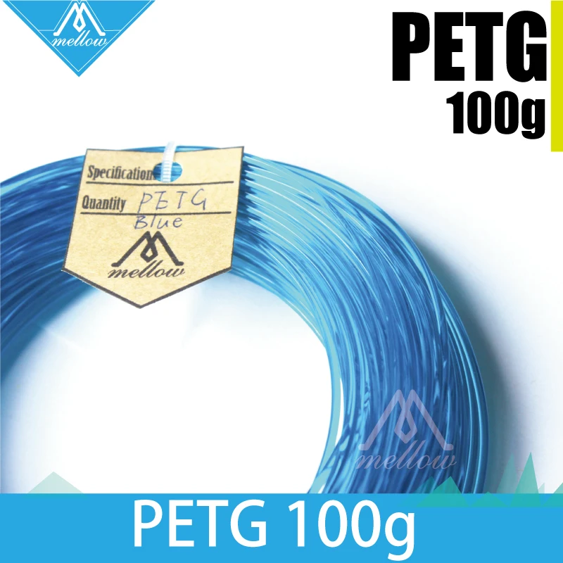 Филамент PETG 100g для 3D принтера 1 75/3 0 Makerbot Reprap UP Afinia Flash Forge и всех FDM принтеров s Синий