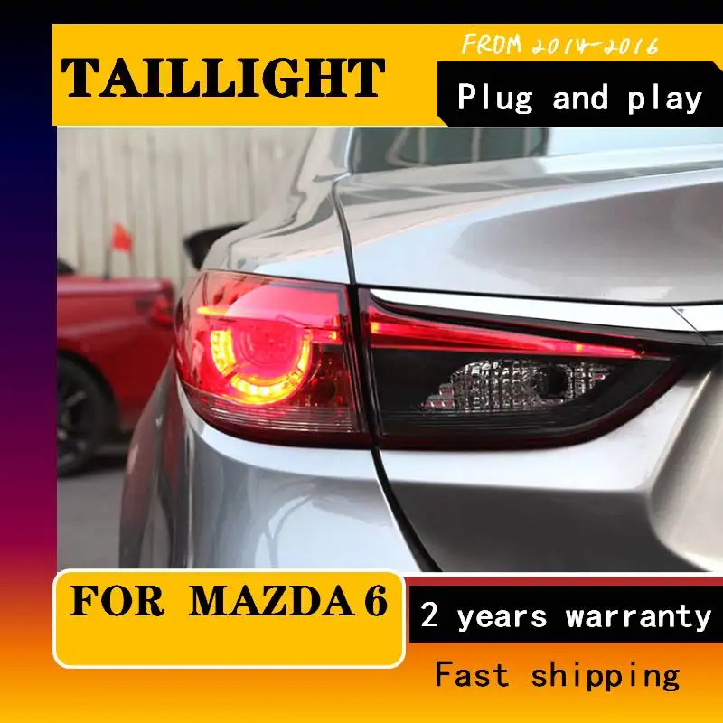 

Автомобильный Стайлинг, задний фонарь для Mazda 6 Atenza, задний фонарь, гибридный светодиодный задний фонарь, светодиодный сигнал DRL, стоп-сигнал, задний фонарь, аксессуары