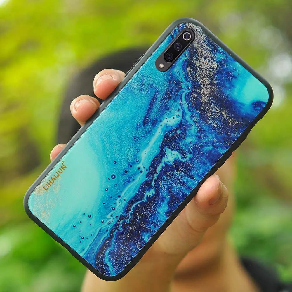 Для Xiaomi mi A3 чехол 6 088 дюймов градиент Стекло крышка для Redmi Note 7 7A 6A GO 9T A2 Lite CC9 CC9E CC 9 SE