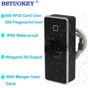 waterproof ip65 standalone access controller support 125khz 500 rfid card and 200 fingerprint user access control system free global shipping