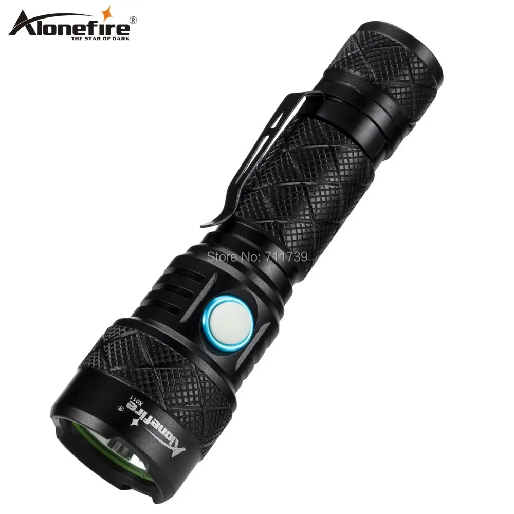 Alonefire X011 SST40 светодиодный фонарик перезаряжаемый 4-Mode Linterna фонарь для кемпинга на 18650 батареях