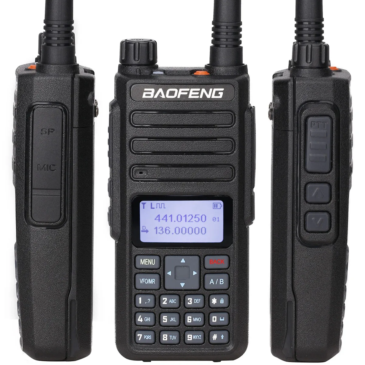 Новинка BAOFENG DM 1801 цифровая портативная рация двухдиапазонный УКВ/VHF Dual Time Slot DMR
