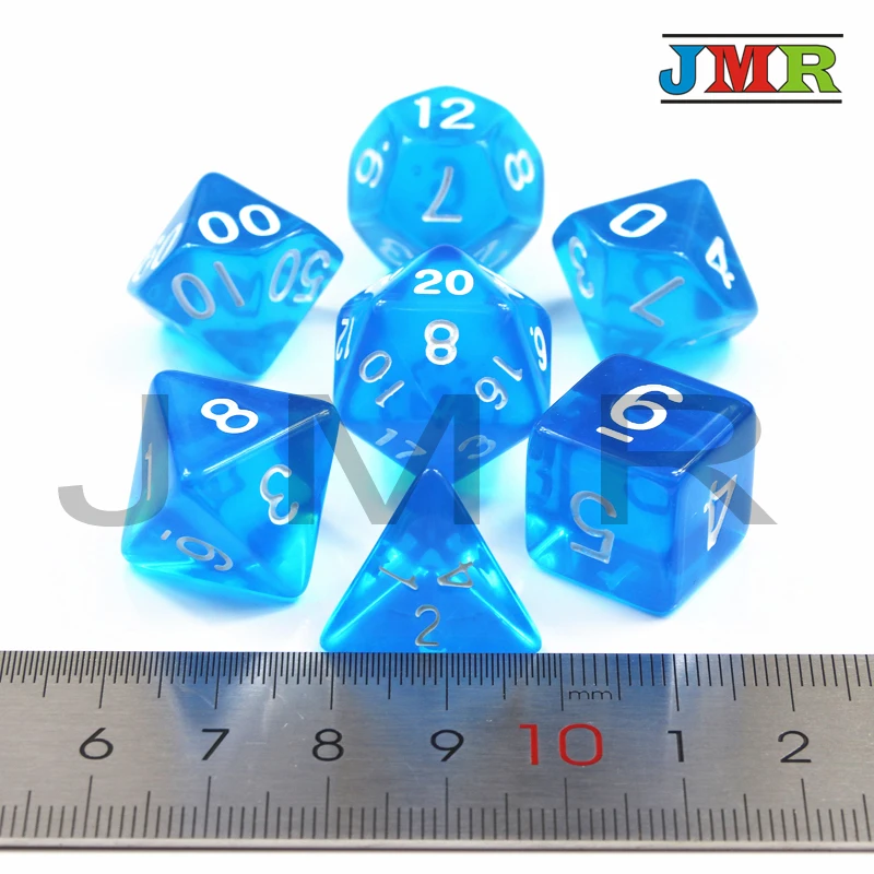 7 шт./компл. многогранные игровые игральные кости Rpg Dnd набор D4 D6 D8 D10 % D12 D20 идеально