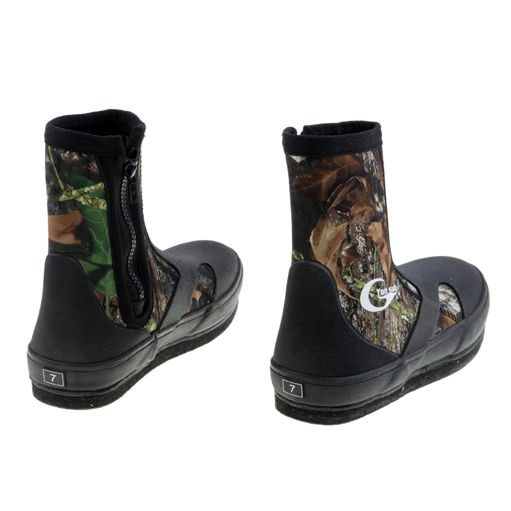 Неопреновые Нескользящие ботинки для дайвинга 5 мм|Болотные сапоги рыбалки| |