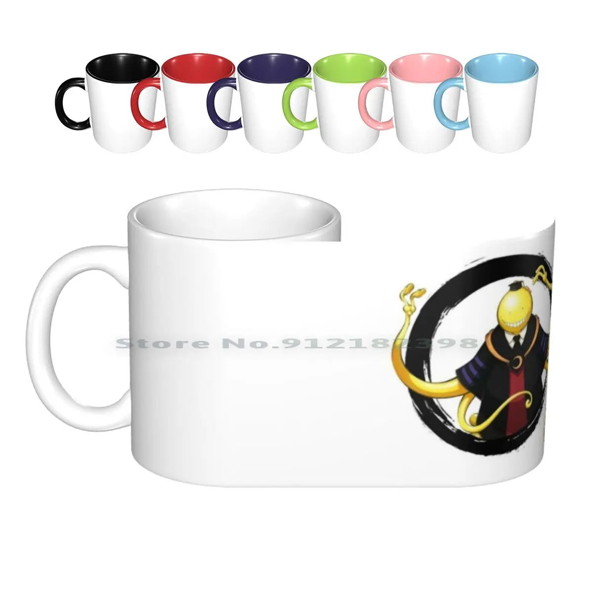 

Керамические кружки Koro Sensei, класс убийц, кофейные чашки, Кружка для молока и чая, класс убийц, карма, Коро, сенсей, Nagisa