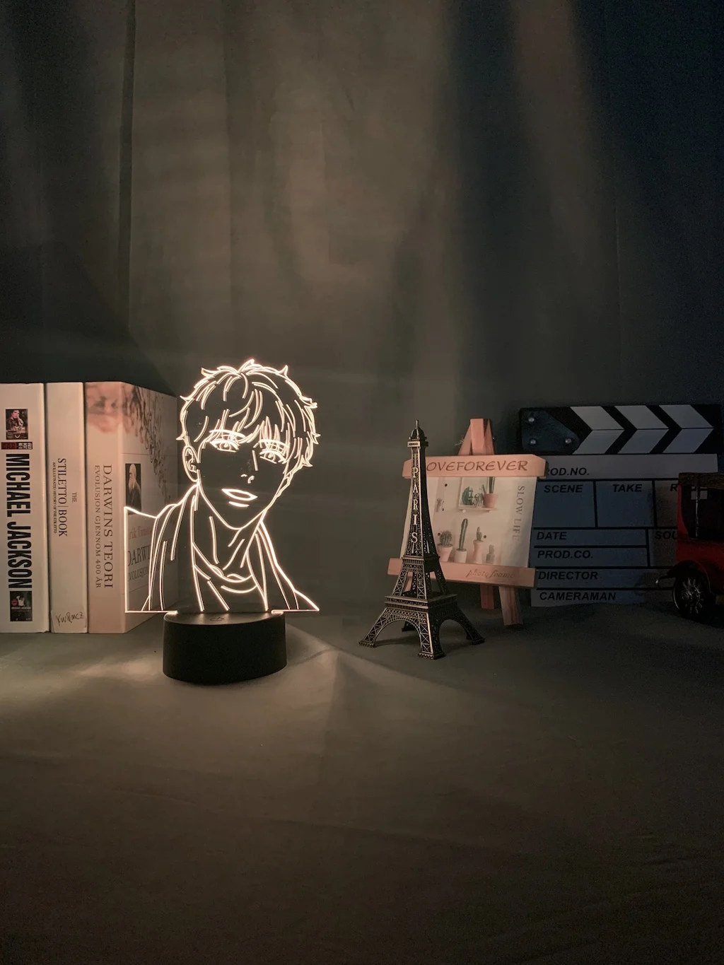 

3D remote control desk lamp Aj Alex Light for Bed Room Decor Touch Sensor Colorful Led Night Light Ahn Jiwon Lamp Bj Alex Gift