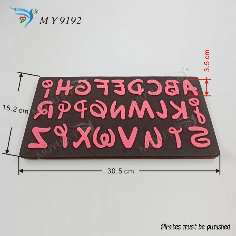 Письмо A-Z новая деревянная форма режущие штампы для скрапбукинга MY9192
