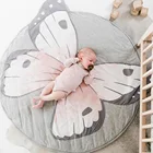 INS Nordic Creative одеяло с животными детский игровой коврик, круглый ковер, хлопковый игровой коврик с животными, Ползунки для новорожденных одеяло, декор детской комнаты