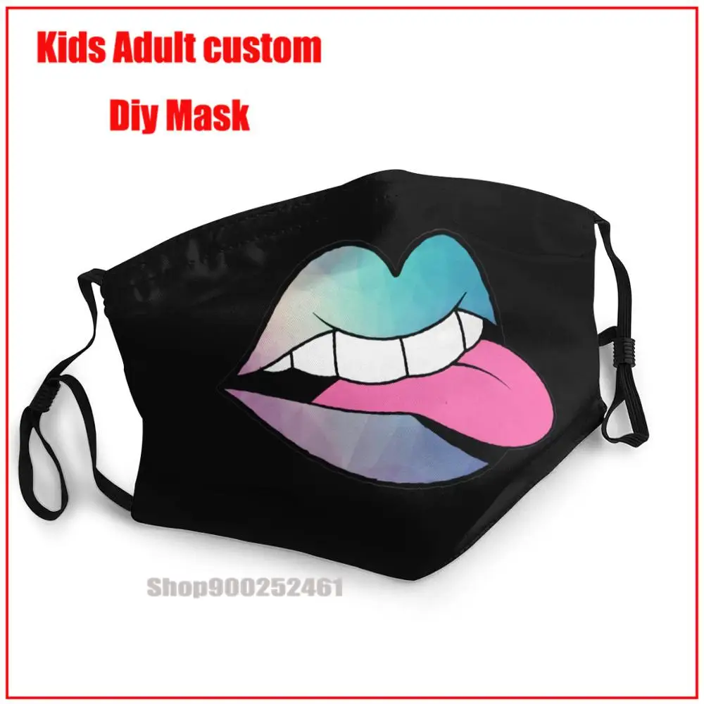 

Mermaid Prism Mouth DIY mondmasker harry mascarilla harry mask mascarillas de tela lavables con filtro