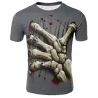 Мужские новые футболки с 3D принтом, футболка с капли крови, мужская повседневная футболка, топы с коротким рукавом, одежда в стиле хип-хоп, мужские футболки