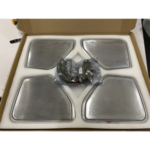 Synchronize Original Car LED For Porsche Macan 2014-2022 Ambient Light Door Audio Cover Speaker Atmosphere Lamp Panel