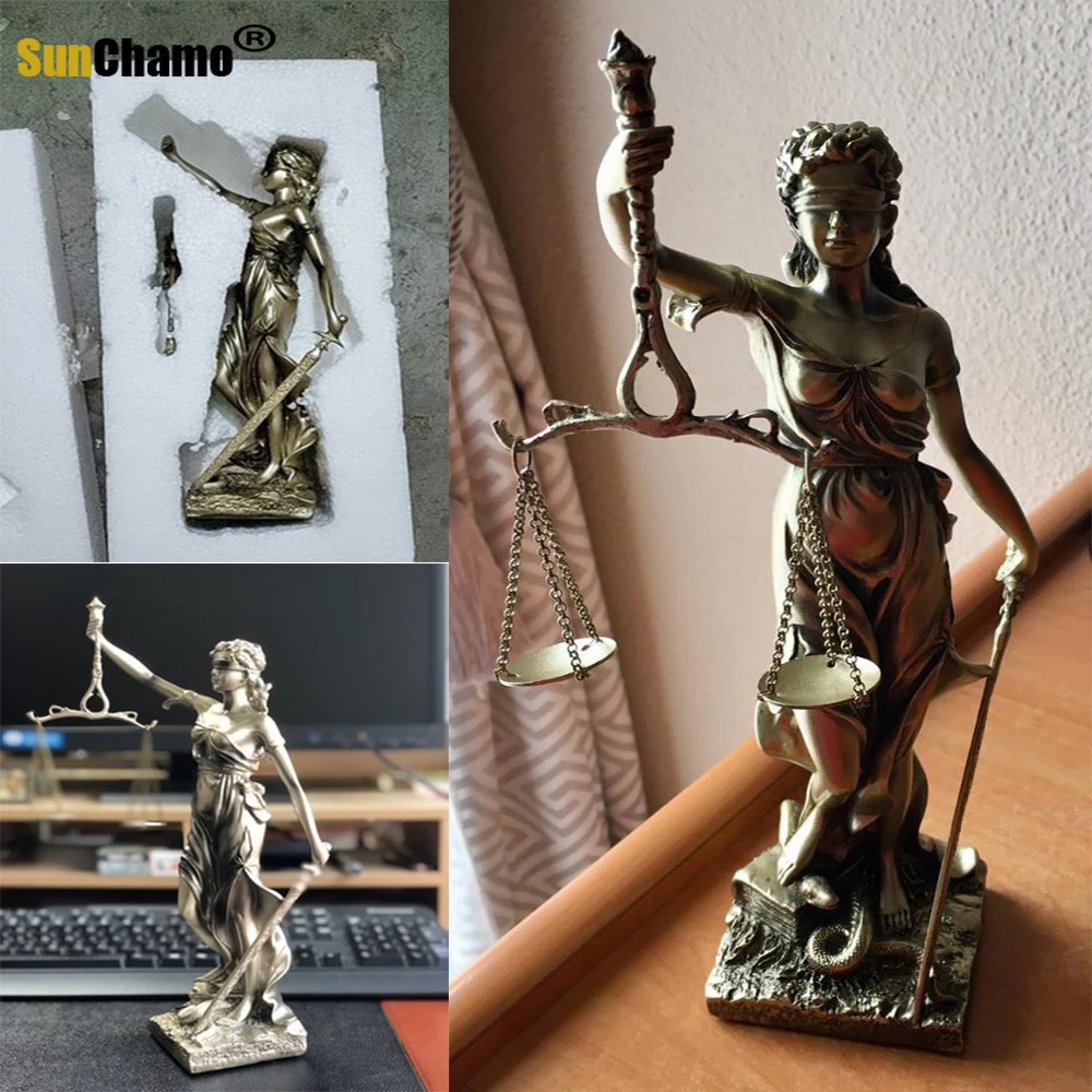 European Style Resin Handicraft Justice Goddess Angel Home Decoration Accessories for Living Room Handicrafts Crafts Furnishing images - 6