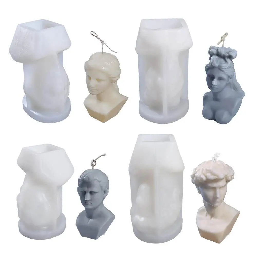 

Hot Large Silicone Cake Molds Creative Aromatherapy Candle Mold Candle Making Supplies Wax Mould Plaster Chocolate Soap Molds