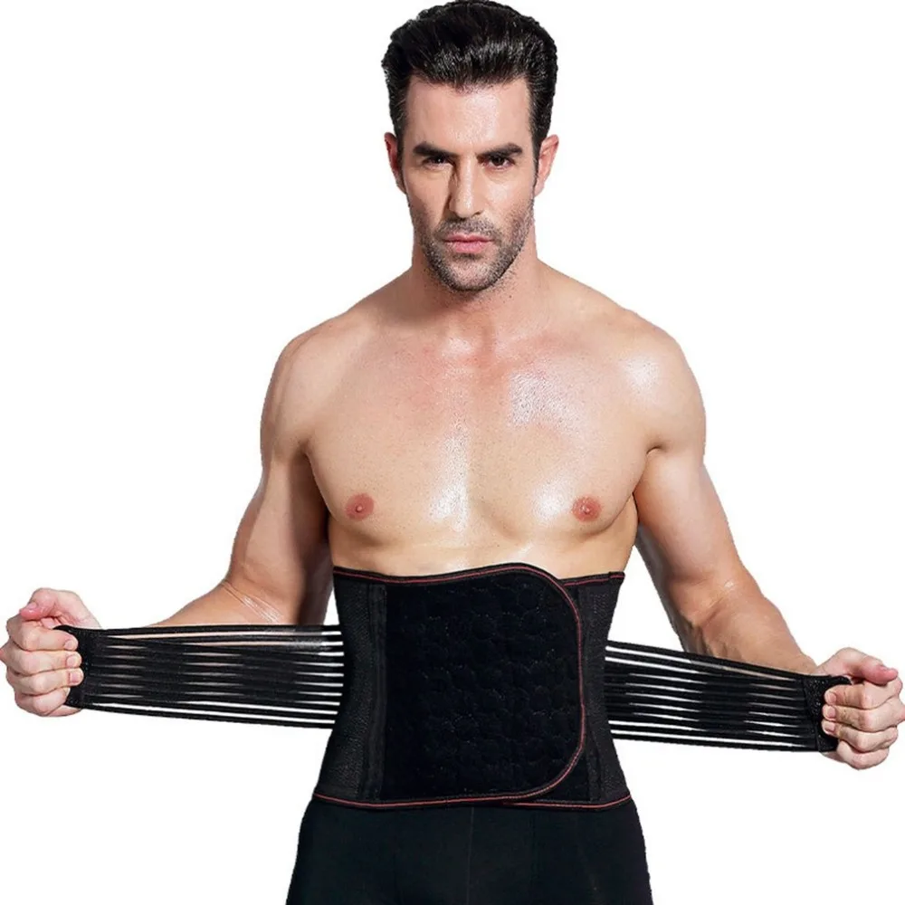 

Men Body Shaper Corset Abdomen Tummy Control Waist Trainer Cincher Fat Burning Girdle Slimming Belly Belt for Male New