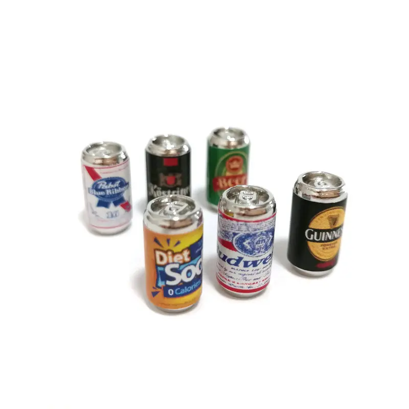 

6 шт., миниатюрные пивные банки