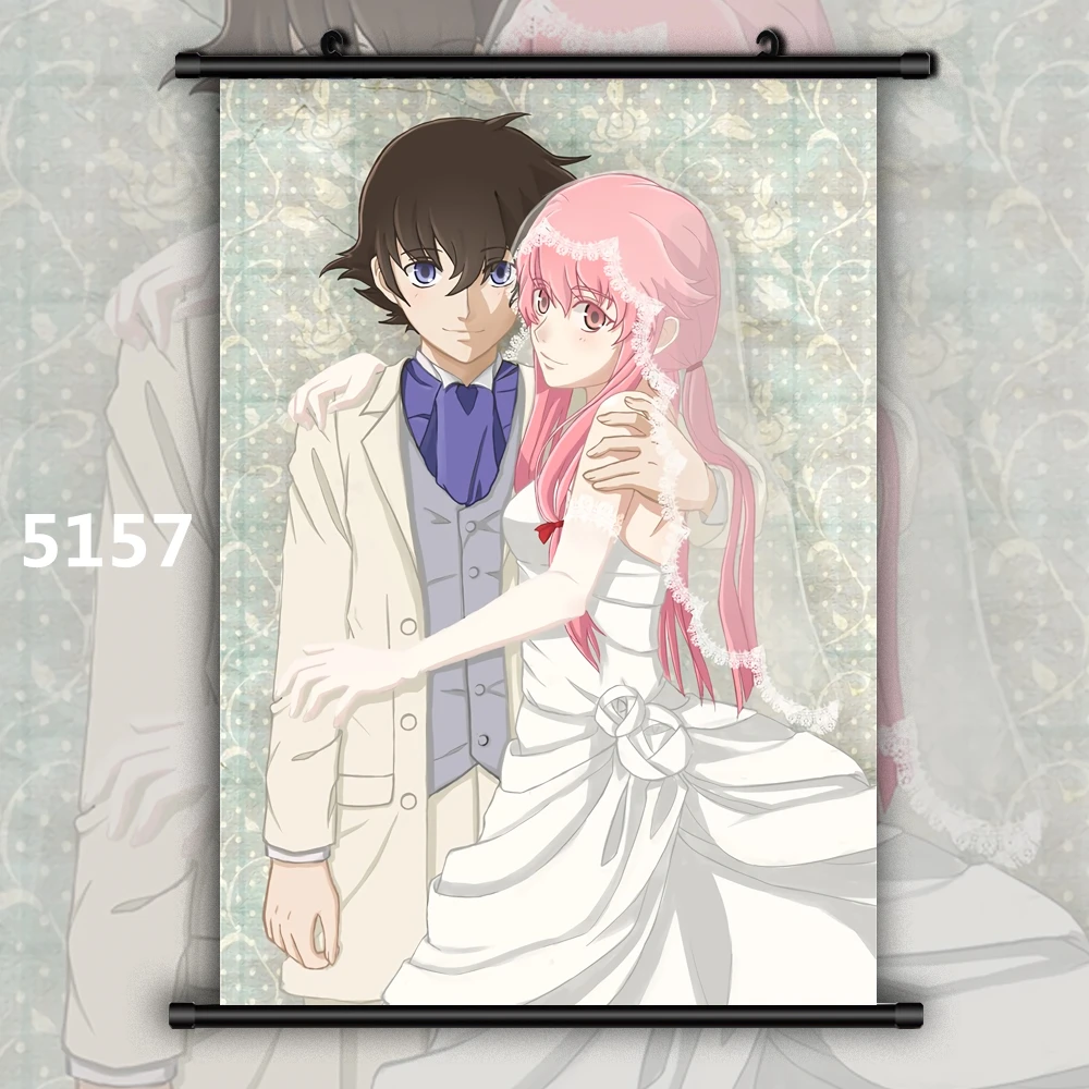 5157 Mirai Nikki дневник будущего Аниме Манга плакат в рулоне - Цвет: 5157