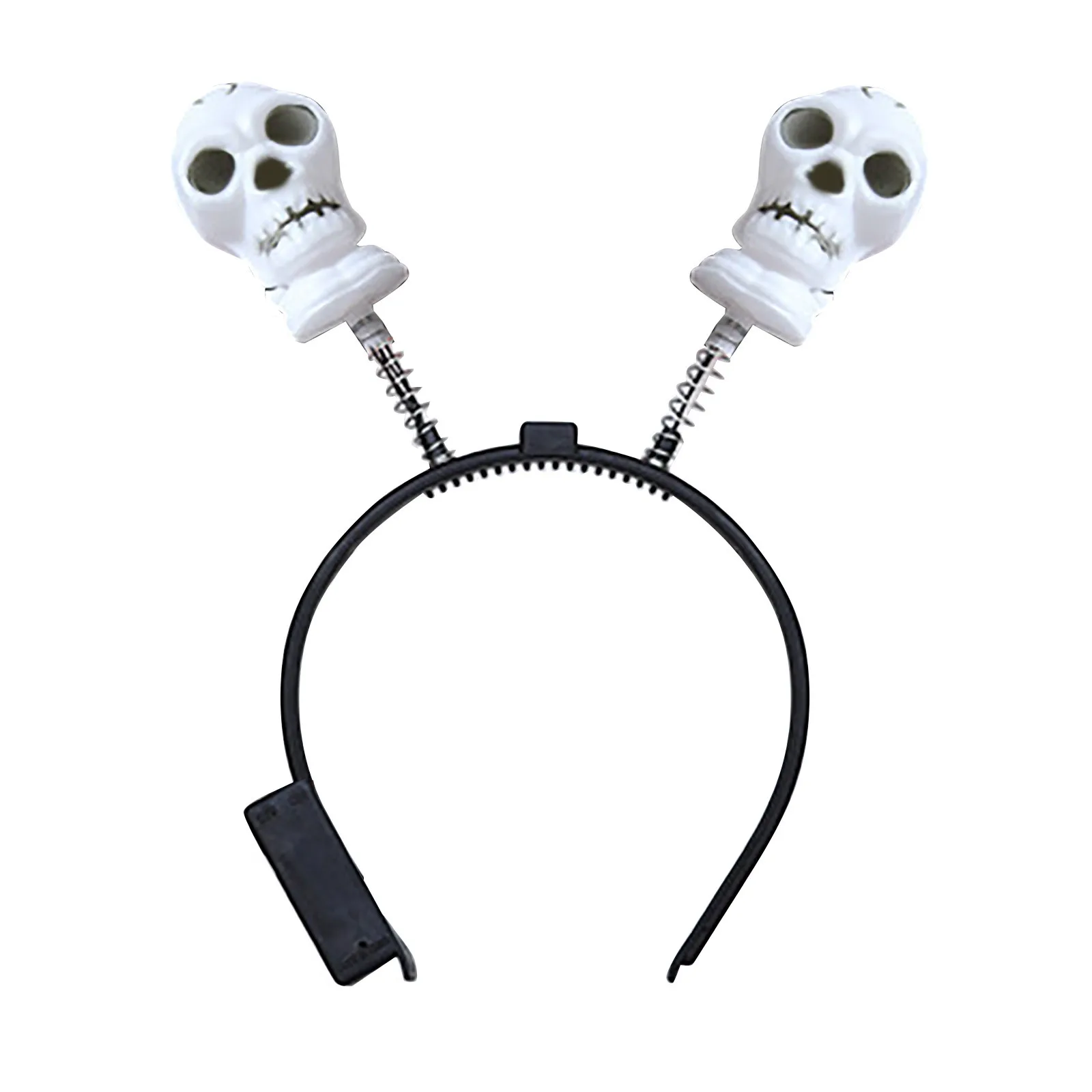 Обруч для волос женский светящийся в виде тыквы украшение головы летучей мыши