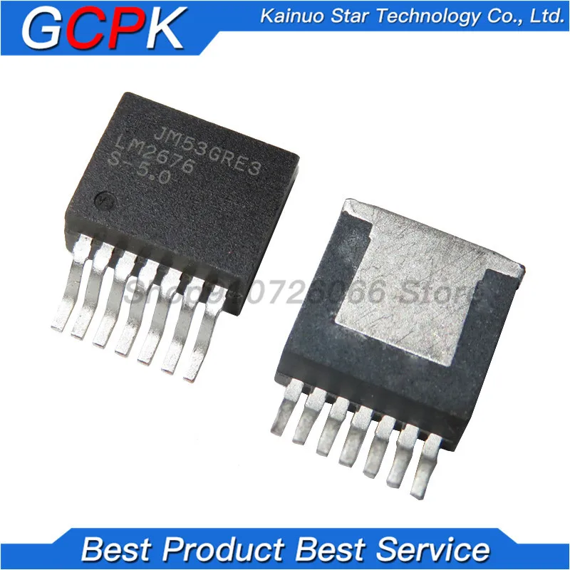 

5PCS/LOT LM2676SX-5.0-NOPB TO263-7 IC REG BUCK 5V 3A TO263 LM2676S-5.0 LM2676 S-5.0 new original