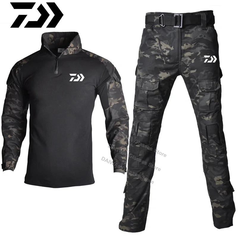 

Daiwa Men Suit For Fishing Pants Outdoor Camping Hiking Sport Wear Fishing Clothes Men Trousers Camouflage Jackets Fishing Shirt