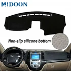Качественный двухслойный коврик MIDOON, коврик для приборной панели, чехол для приборной панели, Солнцезащитный ковер для Hyundai SantaFe Santa Fe ix45