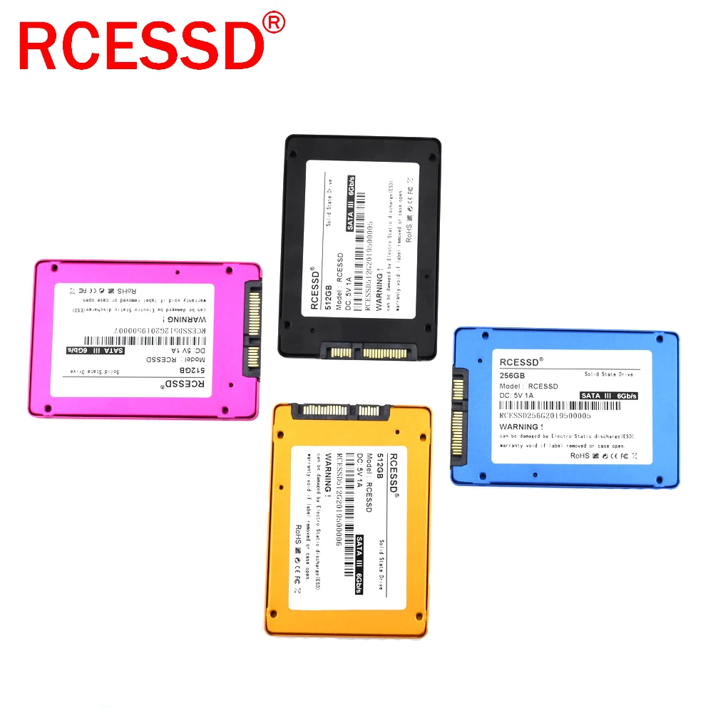 RCESSD металлический SSD 2 5 SATA III 120 ГБ 240 твердотельный накопитель для ноутбука